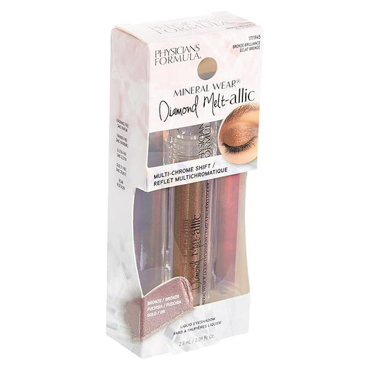 Cream Eyeshadow By Physicians Formula Mineral Wear Diamond Metallic Liquid Eyeshadow Shimmer Bronze Brilliance
