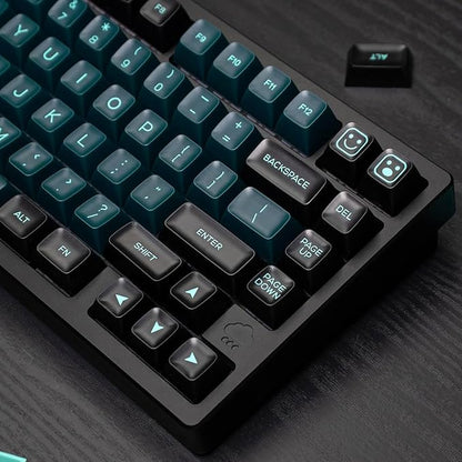 160 Keys Doubleshot Keycaps SA Profile Green Monster Keycaps Set Fit for 60% 65% 75% 95% Mechanical Keyboard Cherry Mx Switches