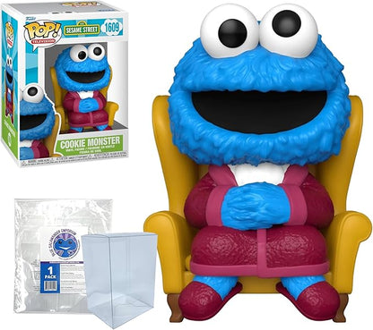 Blue Salamander Emporium Protective Case Bundle – Includes Cookie Monster #1609 Vinyl Figure