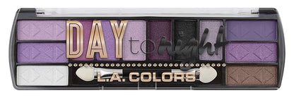 L.A. COLORS Day to Night 12 Color Eyeshadow, Twilight CES427