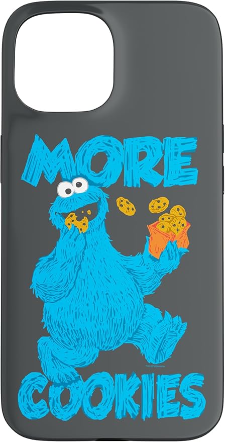 iPhone 15 Sesame Street Cookie Monster More Cookies Case