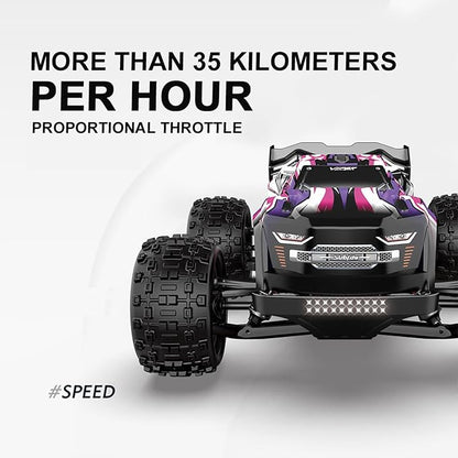 S909 Remote Control Car, Four-Wheel Drive High-Speed Off-Road, 2.4Ghz All Terrain Off-Road Monster Truck, 35 KM/H Rc Cars, 1 Rechargeable Battery Toys for Boys