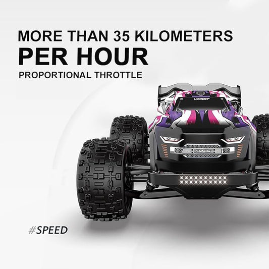 S909 Remote Control Car, Four-Wheel Drive High-Speed Off-Road, 2.4Ghz All Terrain Off-Road Monster Truck, 35 KM/H Rc Cars, 1 Rechargeable Battery Toys for Boys