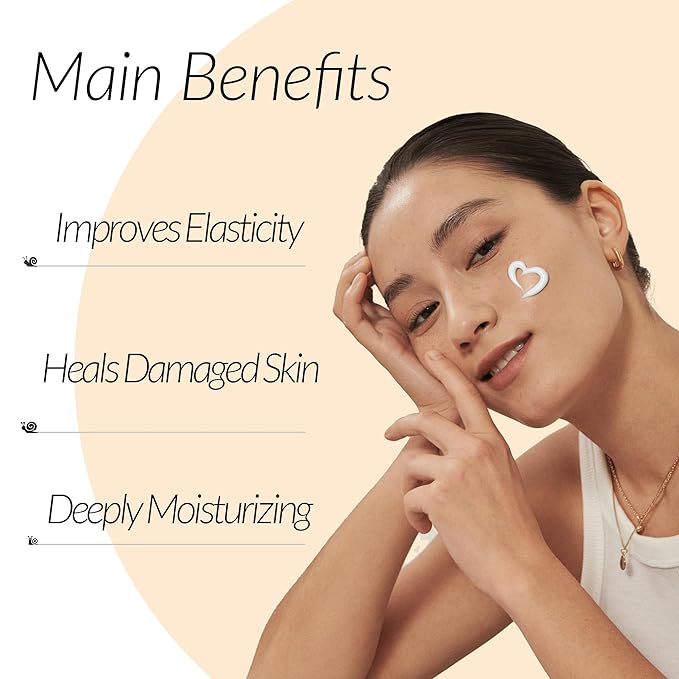 MIZON All in One Snail Repair Cream Snail Mucin with 12 Natural Extracts Korean Recovery Cream for Fine Line & Blemish Care (1.18 Fl Oz Pack of 1)