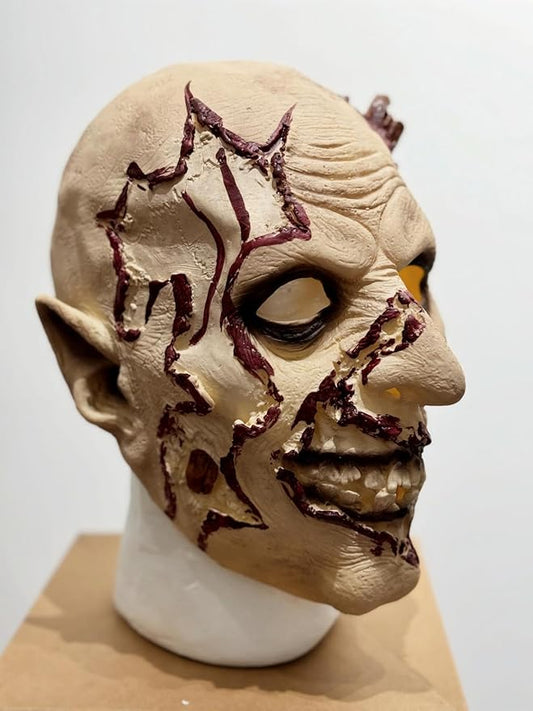 Full Head Mask,Monster, Joker for Men&Women,Halloween Mask, Scary Latex Helmet Cosplay Party Props Devil Zombie