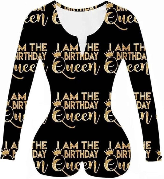 MissShorthair Onesies Women Sexy, Cute Onesie Pajamas for Women Long Sleeve Cookie Monster Large