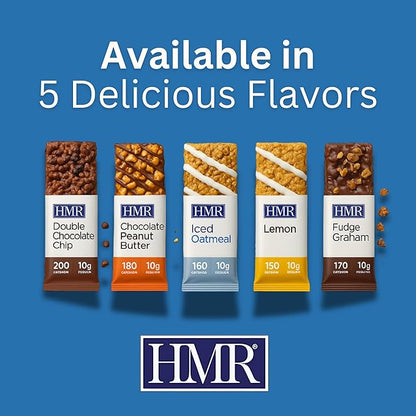 HMR Iced Oatmeal Protein Bar, 24 Count | Nutritious Snack to Support Weight Maintenance | Low Calorie Dessert | 10g of Protein