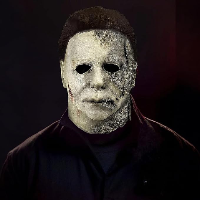 Michael Myers Mask, Halloween Horror Masquerade Cosplay Party Mask, Michael Myers Costume Scary Cosplay