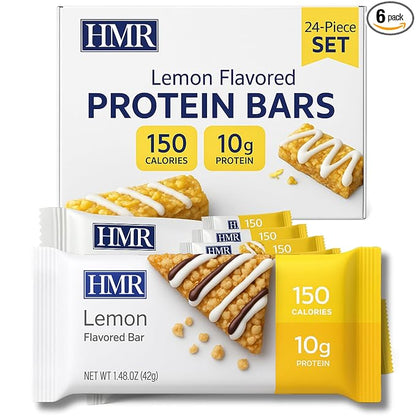 HMR Bar, Lemon Protein Bar | 10g of Protein | Nutritious Snack to Support Weight Maintenance | Low Calorie Dessert | | 24 Count