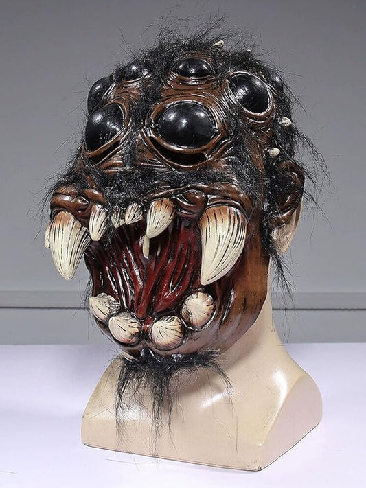 Realistic Spider Latex Mask Animal Face Half Head Halloween Costume Party Cosplay Carnival