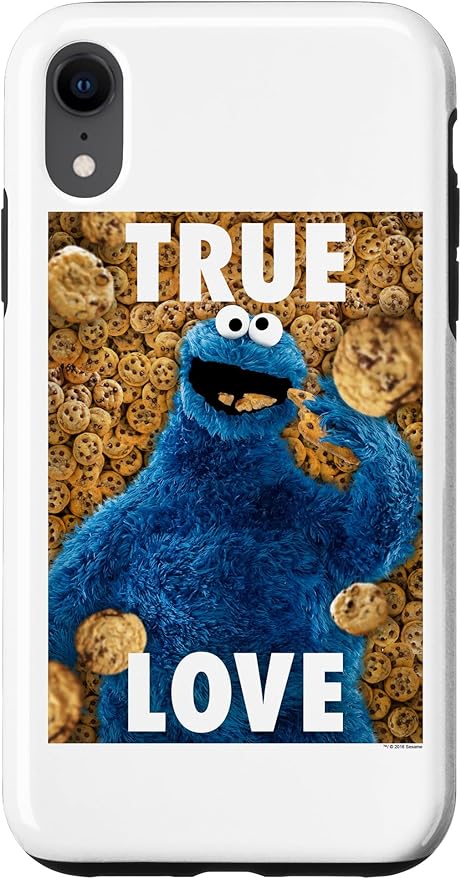 iPhone XR Sesame Street Cookie Monster Beautiful Cookies Case