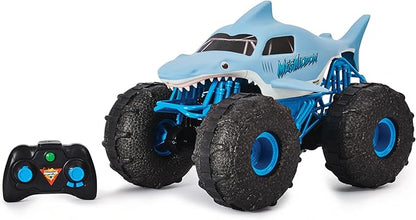 Monster Jam, Official Megalodon Storm All-Terrain Remote Control Monster Truck for Boys and Girls, 1:15 Scale, Kids Toys for Ages 4-6+