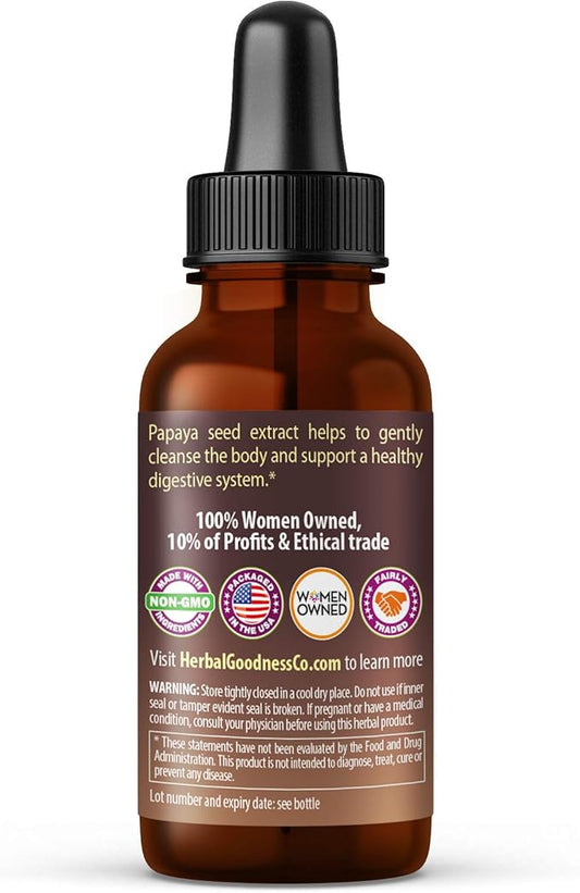 Papaya Seeds 1oz - Nutrient-Rich Superfood for Digestive Health and Detoxification - Raw, Non-GMO, and Unprocessed - Your Holistic Wellness Journey