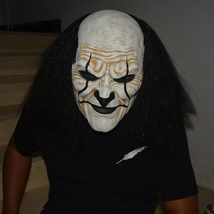 Tree Stump Halloween Mask for Men Cosplay Scary Clown Masks for Adults (Black)