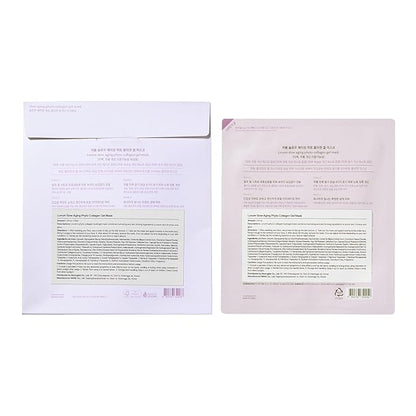 Slow Aging Phyto Collagen Gel Mask, Collagen, Overnight Hydrogel Mask, 4+1 Pack