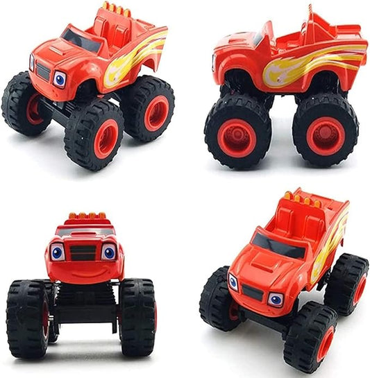 NICENINE Monster Machines Toys - Truck Vehicles Toys Gifts - Scooters Car for Kids (6 pcs)