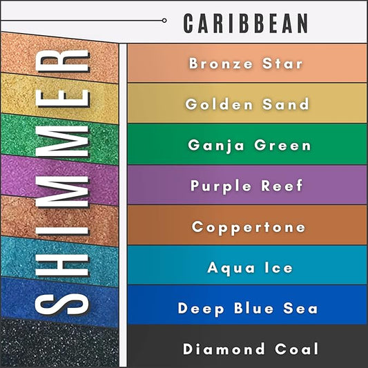 Loose Mineral Eyeshadow and Contouring Palette - Caribbean