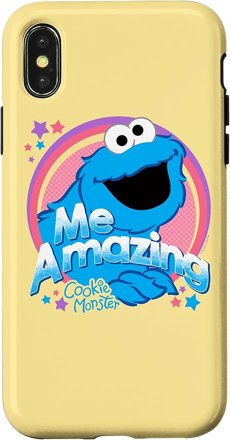 iPhone X/XS Sesame Street Cookie Monster Me Amazing Case
