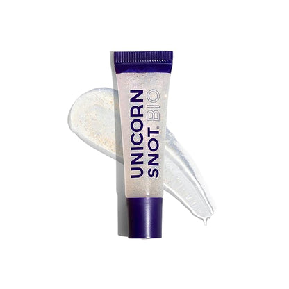 UNICORN SNOT Glitter Lip Gloss - Sparkly Lip Shine - Stocking Stuffers for Women, Gifts for Teen Girls - Vegan & Cruelty-Free Non-Sticky Formula Gloss Glitter Makeup - Opalescent Rose Gold (Nova)