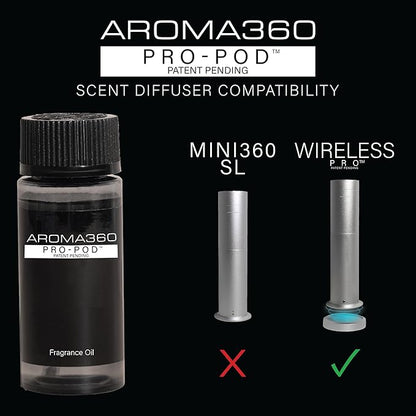 Aroma360 Dream On Pro Pod Fragrance Oil Blend | Hotel Inspired Luxury Essential Oil Diffuser | Aromatherapy Scent Diffuser Oil | White Tea, Aloe Vera, Ginger 1.7 fl oz, 50 mL