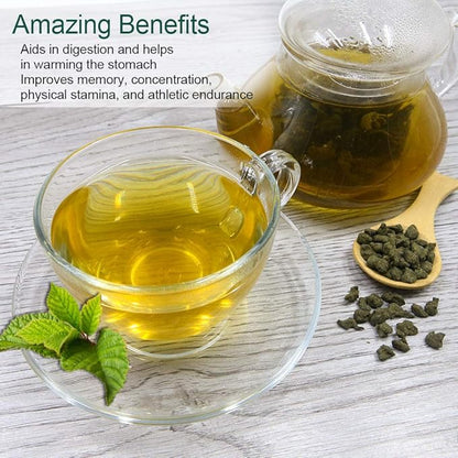 FullChea - Ginseng Oolong Tea - Oolong Tea Loose Leaf - Imperial Ginseng Tea - Natural Ren Shen with Unique Aroma and Taste 4oz / 113g