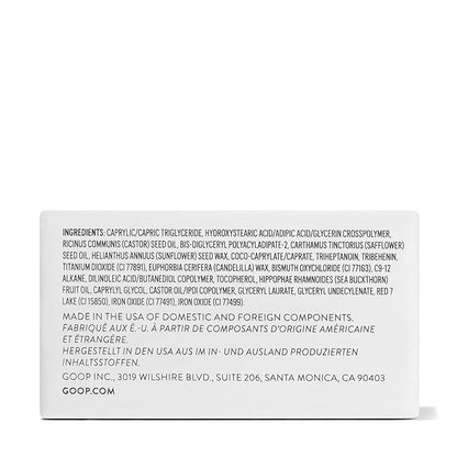 goop Beauty Cream Blush | Sheer Pop of Color for Lips & Cheeks | Vitamin C, Vitamin E & Safflower Oil | Natural Makeup for Glowing Skin | 0.5 oz | Velvelteen - Sheer Mauve