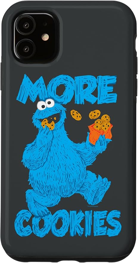 iPhone 11 Sesame Street Cookie Monster More Cookies Case