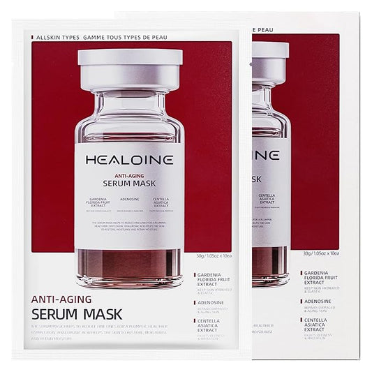 Serum Mask Rice Nature Facial Mask Real Collagen Hydrating Firming Elasticity Overnight Trend Items Korean Skin Care 30g*10Sheet