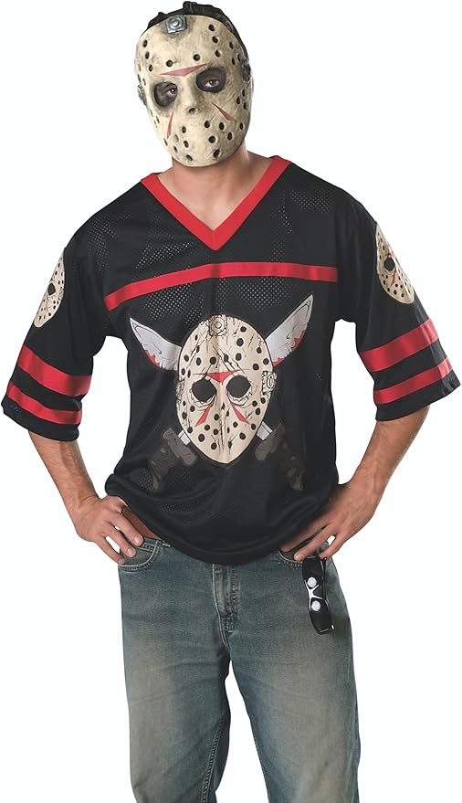 Friday The 13Th, Jason Hockey Jersey And Mask Costume