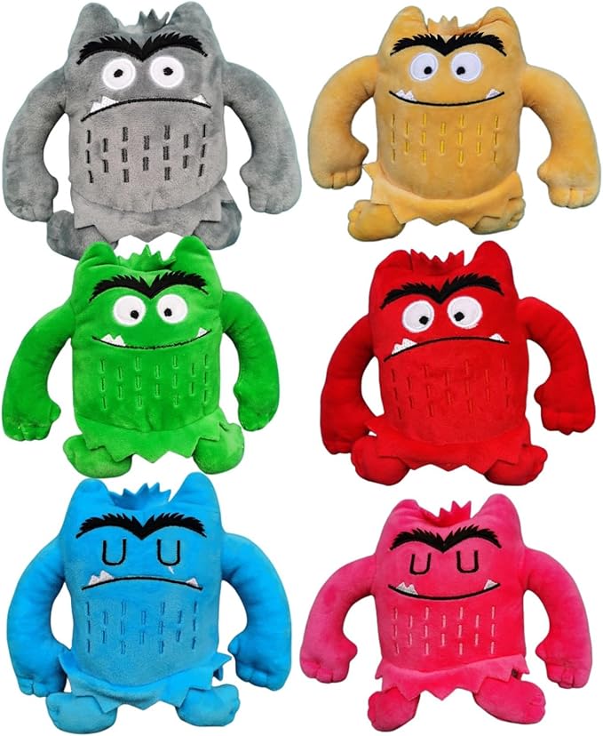 Color Monster Plush Toys and Dolls Set