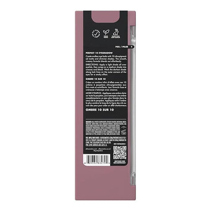 e.l.f. Perfect 10 Eyeshadow Palette, Ten Ultra-pigmented Shimmer & Matte Shades, Vegan & Cruelty-free, Nude Rose Gold (Packaging May Vary)