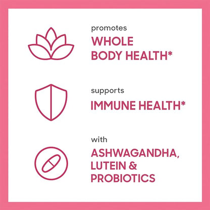 Rainbow Light Womens One High-Potency Daily Multivitamin, Womens Multivitamin Provides High-Potency Immune Support, With Vitamin C, Biotin and Ashwagandha, Vegetarian, 60 Count