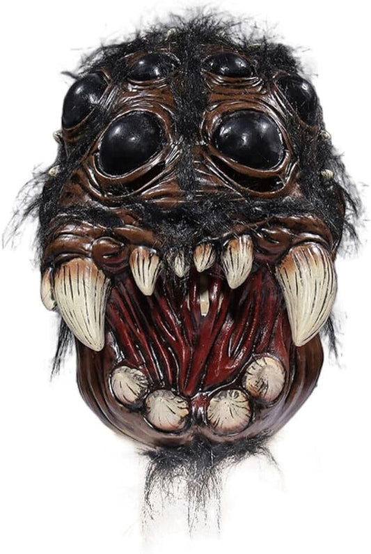 Realistic Spider Latex Mask Animal Face Half Head Halloween Costume Party Cosplay Carnival