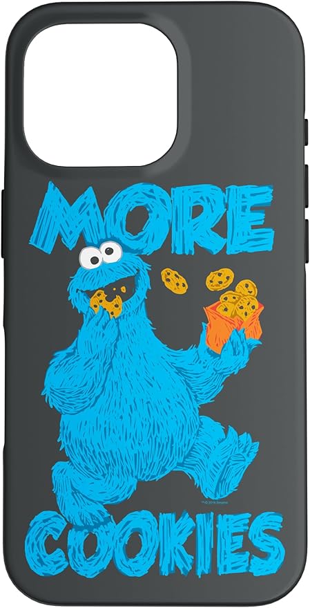iPhone 16 Pro Sesame Street Cookie Monster More Cookies Case