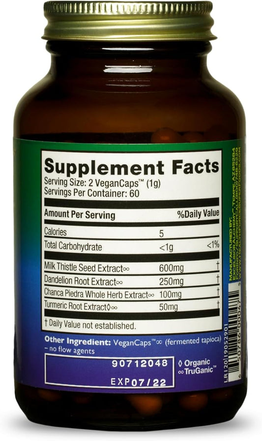 HealthForce SuperFoods Liver Rescue - Natural Liver Cleanse - Liver Health Formula with Milk Thistle & Dandelion Root - Gluten-Free & Vegan - 120 Capsules (Pack of 3)