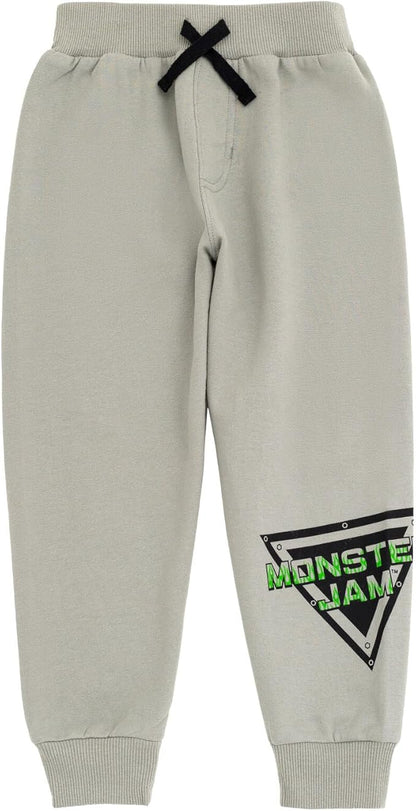 Monster Jam Grave Digger Monster Mutt Megalodon Fleece Pullover Hoodie & Pants Toddler to Big Kid