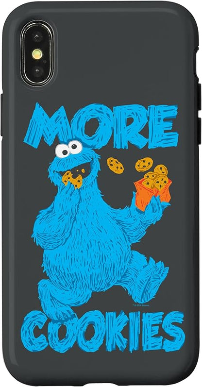 iPhone X/XS Sesame Street Cookie Monster More Cookies Case