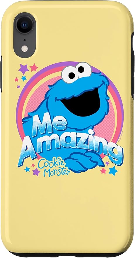 iPhone XR Sesame Street Cookie Monster Me Amazing Case