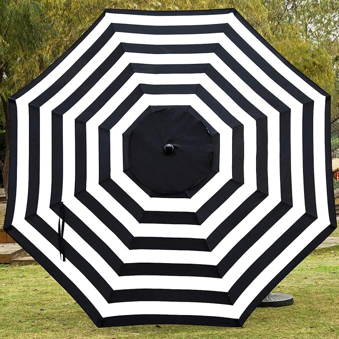 Sunnyglade 9ft Patio Umbrella Replacement Canopy Market Umbrella Top Outdoor Umbrella Canopy with 8 Ribs