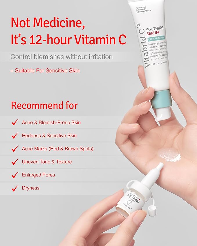 Dual Mask Korean Face Mask + C12 12 Hour Vitamin C Soothing Serum Bundle