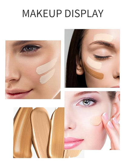 QIC Waterproof Matte Concealer BB Liquid Foundation Cream Warm Peach 30ml
