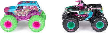 Monster Jam, Official Nitro Neon, Son-uva Digger Vs. El Toro Loco, 1:64 Scale Die-Cast Monster Trucks, Kids Toys for Boys Ages 3 and up