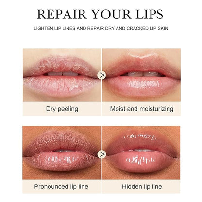 6 Pcs Fruity Lip Oil, Hydrating Moisturizing Shiny Lip Glaze, No Sticky Hydrating Lip Gloss Tinted Lip Balm, Lightening Lip Lines, Anti-Dry Cracking Lip Gloss Strawberry Kiwi Cosmetics Lip Care