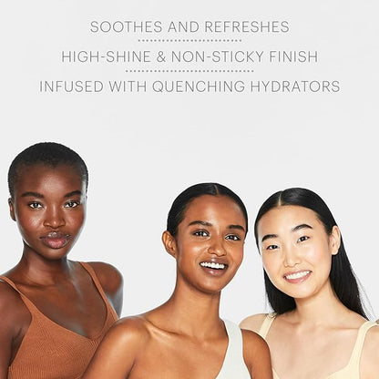 Glo Skin Beauty Lip Gloss (Peony) - Longwearing, High-Shine and Non-Sticky Finish, Add Color and Shine with Lip Nourishing Ingredients