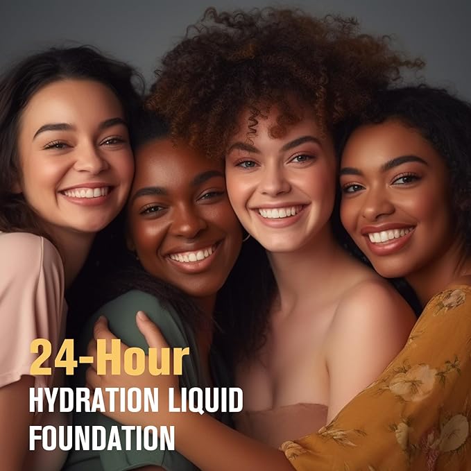UCANBE Matte Liquid Foundation Makeup, Medium to Full fl. oz.