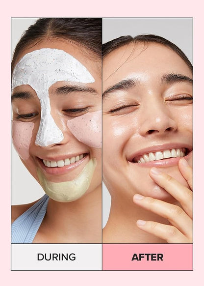 I DEW CARE Wash Off Face Mask Skin Care Set - Mini Scoops + Face Wash Headband - Tiger Headband Bundle