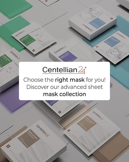 CENTELLIAN 24 Madeca Mask (Extra Calming, 6pc) - Face Mask Sheet Ultra Calming, Soothing for Sensitive Acne-prone with Centella Asiatica TECA, Niacinamide. Korean Skin Care for Men Women by Dongkook