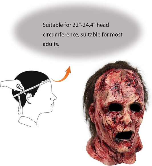 Scary Mask Horror Bloody Halloween Masquerade Cosplay Creepy Party Costume Accessories