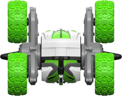 Threeking Waterproof RC Stunt Car Remote Control Cars Double-Sided Driving 360 Degree Flips Rotating Indoor Outdoor Toys Gifts Presents for 6 7 8 9 10 11 12 Year Old Kids Boys Girls