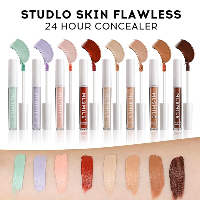 Pink Concealer HD Liquid Contour, Hydrating, Lightweight, Full Girls, 03